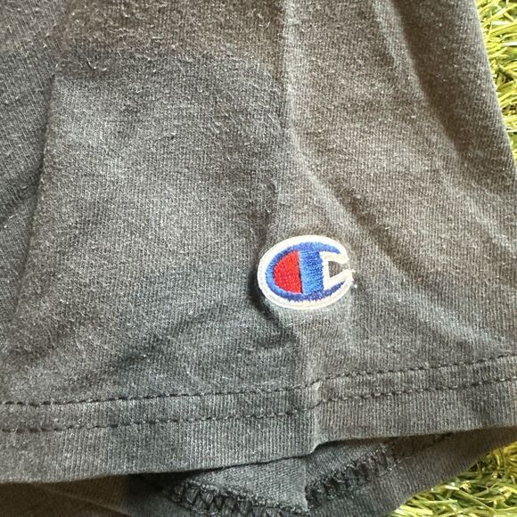 Vintage Champion Springfield College DAD Black Graphic Logo Tee Shirt Mens XL - Picture 8 of 9